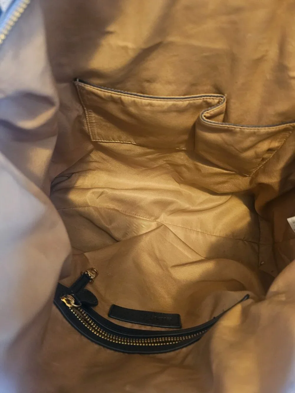 Lilly and Jade Leather convertible Diaper bag